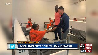 Hillsborough inmates get surprise visit from WWE superstar