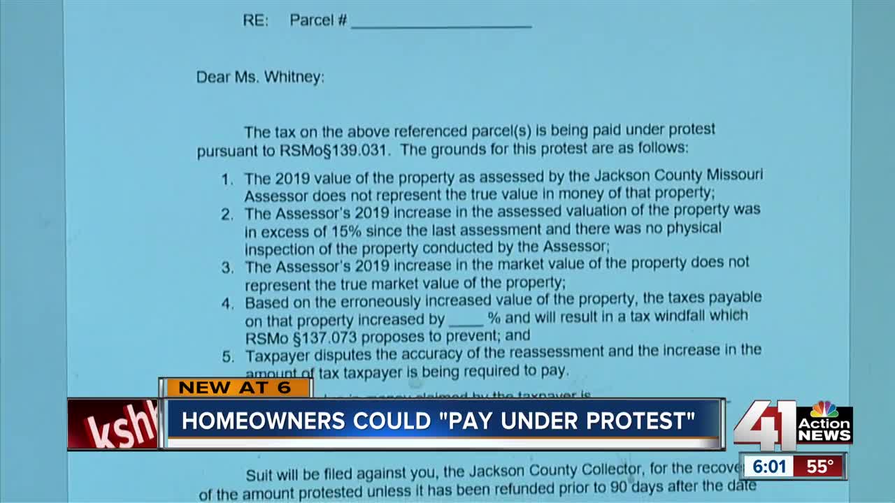 What it means to pay property taxes under protest