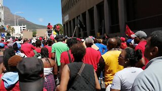 SOUTH AFRICA - Cape Town - COSATU March to Parliament (Video) (YuY)