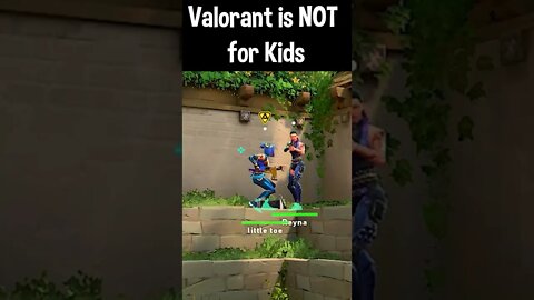Valorant is NOT for Kids #shorts #valorant #funny