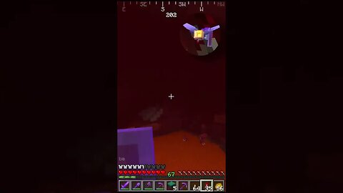 Killing a Ghast With Its Own Fireball...While Flying #minecraft #shorts