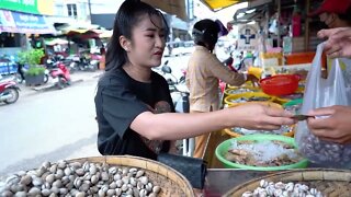 Market show, Yummy blood cockle cooking