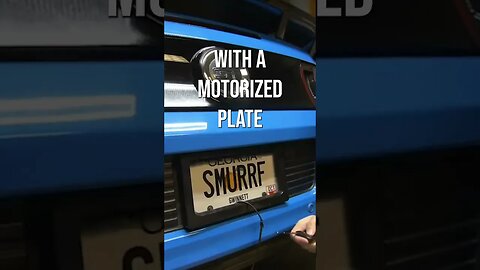 SHOULD BE ILLEGAL but you can BUY IT ON AMAZON | Remote Control LICENSE PLATE COVER #shorts #banned