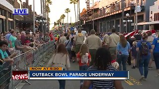 Parade kicks off in Ybor ahead of Outback Bowl Game