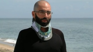Man who injured his neck diving into ocean now raising awareness about diving safety