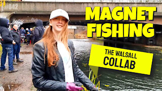 Magnet Fishing The Walsall Collab. Finds, Fun and a Fight!