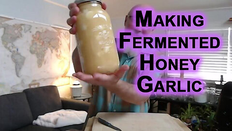 Making Fermented Honey Garlic: Jarring Garlic & Honey and Chit-Chatting [ASMR, How to Make Recipe]