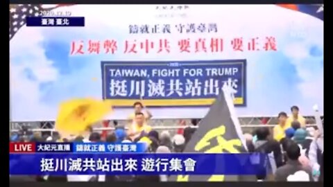 Taiwanese stop the steal & fight for Trump rally 12-19-2020