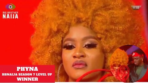 Phyna Wins BBNAIJA Season 7 Level Up Winner Moment Celebration Phynation Big Brother Nigeria Final