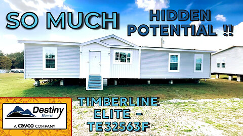SO MUCH HIDDEN POTENTIAL !! TIMBERLINE ELITE-TE32563F BY DESTINY HOMES FULL MOBILE HOME TOUR | DMHC