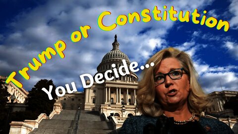 Liz Cheyney tells people to choose between Donald Trump and the Constitution.