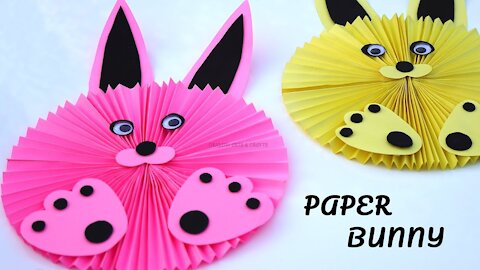 paper bunny | how to make paper bunny | 5 minute crafts | easy paper craft