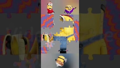 Minions Party 5 #minionstuart #minionbob #minionkevin #gru #minions #puzzle #jigsaw #animation #game