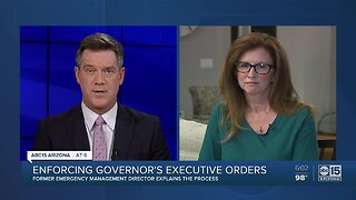 Insight on enforcing governor's extended executive orders