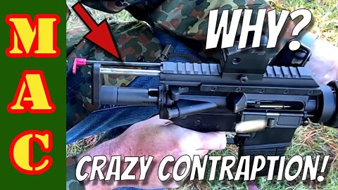 Crazy AR15 PDW Modification - Aviator Arms X-1 Bi-Axial Recoil Device