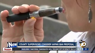 County Board of Supervisors mulls proposed vaping ban