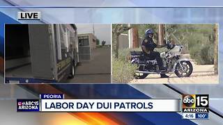 DUI patrols being held across Valley this weekend