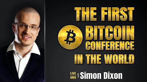 Simon Dixon speaks at the First Bitcoin Conference in the world