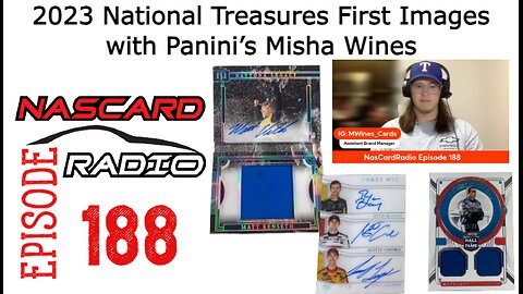 Episode 188: 2023 National Treasures First Images with Panini’s Misha Wines