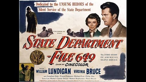 State Department File 649 (1949) Spy Thriller