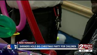 Shriners hold big Christmas party for children
