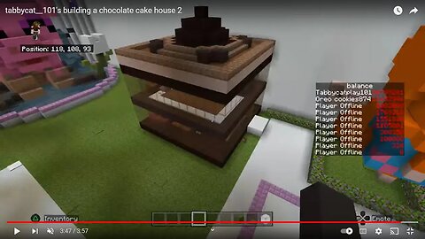 tabbycat__101's building a chocolate cake house 2