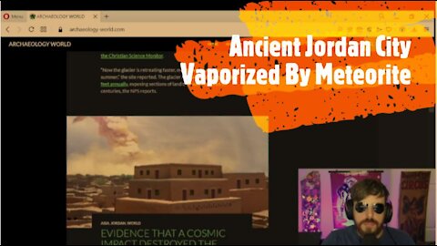 ncient Jordan City Vaporized By Meteorite