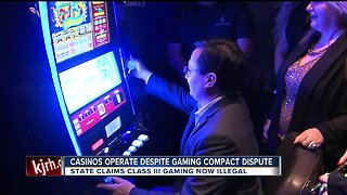 Casinos operate despite gaming compact dispute