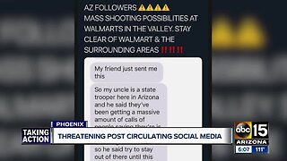 Threats following Walmart shooting