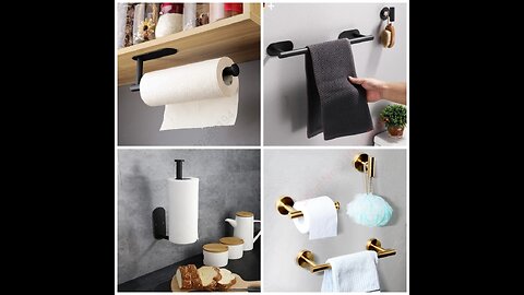 Toilet roll paper holder | Organizer | wall shelf mount | Wall Mount Storage Stand | Adhesive