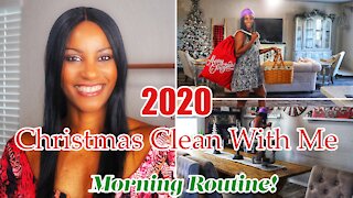 2020 Christmas Clean with Me | New Morning Routine Holiday Edition