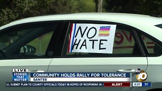 Community holds rally for tolerence