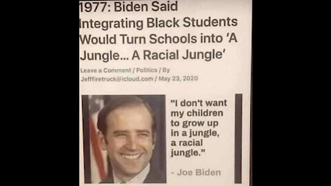 PROOF that Joe Biden is a RACIST!