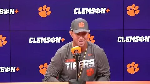 Dabo Swinney talks after practice about injuries, NC State, sign stealing