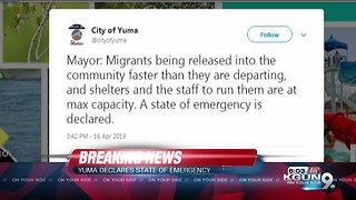 Mayor of Yuma declares state emergency