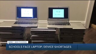 Schools face laptop, device shortages