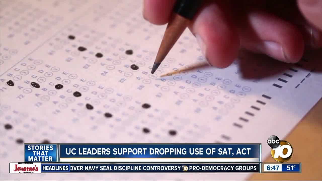 UC leaders support dropping SAT, ACT for admission requirement