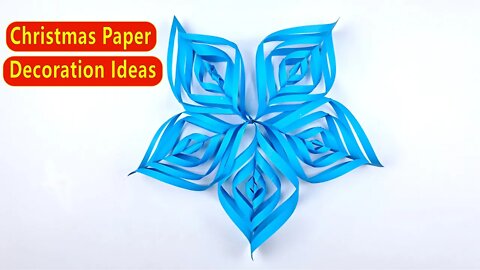 How to Make Paper Snowflakes - Step by Step Paper Easy Crafts