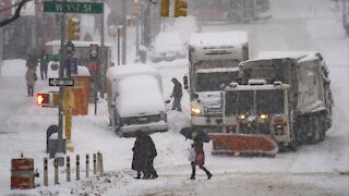 Heavy Winter Storm Progresses In Northeast U.S.