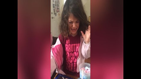 Little Girl has Surprising Reaction to Cotton Candy