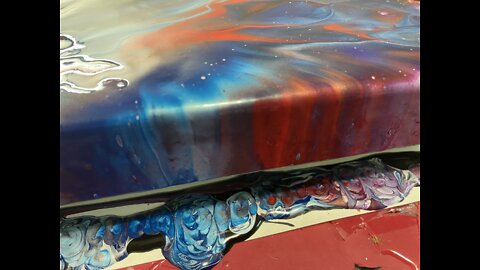 Striking Chaos Pour made me work for it ~ Fluid Art Tutorials ~ Come paint with me