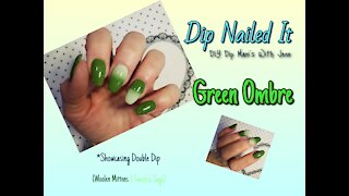 Green Ombre | Dip Powder Tutorial