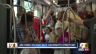Are fares holding back Cincinnati's streetcar?