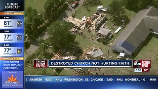 EF-2 tornado destroys church building in Polk County used to feed families in need