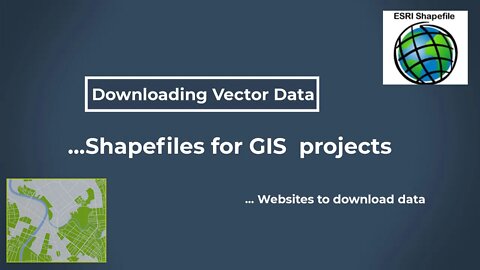 Where and How to Download FREE shapefiles, KML data for your GIS Project #shapefiles #gis #qgis