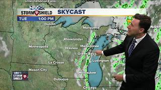 Michael Fish's NBC26 Storm Shield weather forecast