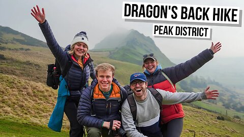 Best Peak District Walks: Hiking The Dragon's Back, Castleton (Chrome Hill and Park House Hill)