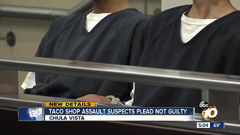 Teens plead not guilty in Chula Vista taco shop beating case