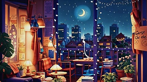 Chill Lofi Nights: Relaxing Music Mix for Late Night Serenity ✨🌙