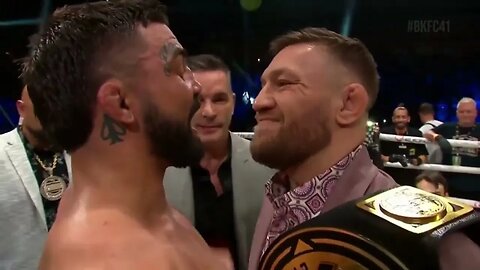 Conor McGregor Faces Off with Mike Perry at Bare Knuckle Fighting Championship #conormcgregor